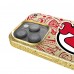 New Jersey Devils Keyscaper Gold Paisley Bling iPhone Case