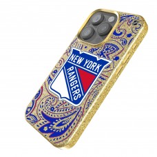 New York Rangers Keyscaper Gold Paisley Bling iPhone Case New York Rangers Keyscaper Gold Paisley Bling iPhone Case