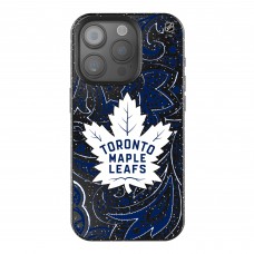 Toronto Maple Leafs Keyscaper Black Paisley Bling iPhone Case