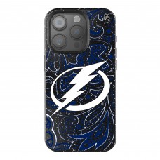 Tampa Bay Lightning Keyscaper Black Paisley Bling iPhone Case