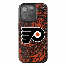 Philadelphia Flyers Keyscaper Black Paisley Bling iPhone Case