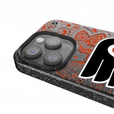 Philadelphia Flyers Keyscaper Black Paisley Bling iPhone Case