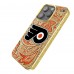Philadelphia Flyers Keyscaper Gold Paisley Bling iPhone Case