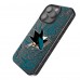 San Jose Sharks Keyscaper Black Paisley Bling iPhone Case
