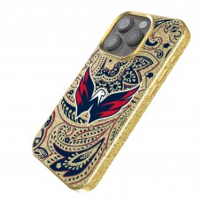 Washington Capitals Keyscaper Paisley Bling iPhone Case - Gold