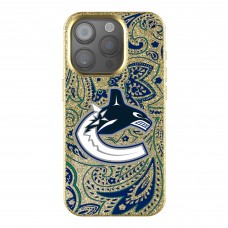 Vancouver Canucks Keyscaper Gold Paisley Bling iPhone Case