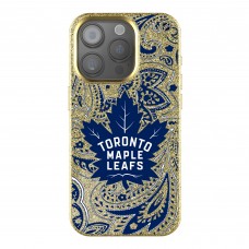 Toronto Maple Leafs Keyscaper Gold Paisley Bling iPhone Case