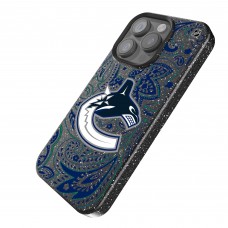 Vancouver Canucks Keyscaper Black Paisley Bling iPhone Case