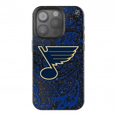 St. Louis Blues Keyscaper Paisley Bling iPhone Case - Black