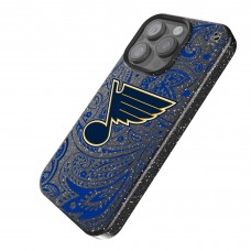 St. Louis Blues Keyscaper Paisley Bling iPhone Case - Black