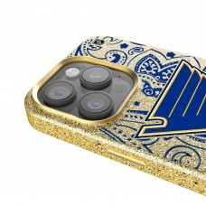 St. Louis Blues Keyscaper Paisley Bling iPhone Case - Gold
