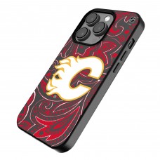 Calgary Flames Keyscaper Black Paisley iPhone Magnetic Bump Case
