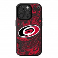 Carolina Hurricanes Keyscaper Black Paisley iPhone Magnetic Bump Case