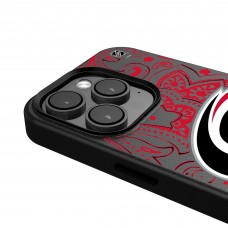 Carolina Hurricanes Keyscaper Black Paisley iPhone Magnetic Bump Case
