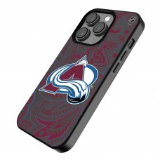 Colorado Avalanche Keyscaper Black Paisley iPhone Magnetic Bump Case