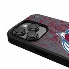 Colorado Avalanche Keyscaper Black Paisley iPhone Magnetic Bump Case