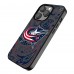 Columbus Blue Jackets Keyscaper Paisley iPhone Magnetic Bump Case - Black