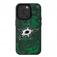 Dallas Stars Keyscaper Paisley iPhone Magnetic Bump Case - Black