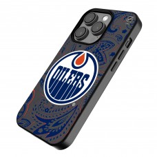 Edmonton Oilers Keyscaper Black Paisley iPhone Magnetic Bump Case