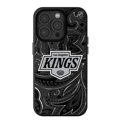 Los Angeles Kings Keyscaper Black Paisley iPhone Magnetic Bump Case