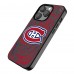 Montreal Canadiens Keyscaper Black Paisley iPhone Magnetic Bump Case