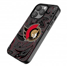 Ottawa Senators Keyscaper Black Paisley iPhone Magnetic Bump Case