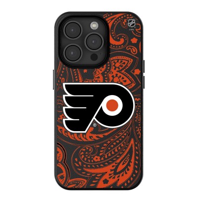 Philadelphia Flyers Keyscaper Black Paisley iPhone Magnetic Bump Case