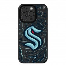 Seattle Kraken Keyscaper Black Paisley iPhone Magnetic Bump Case