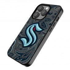Seattle Kraken Keyscaper Black Paisley iPhone Magnetic Bump Case