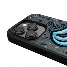 Seattle Kraken Keyscaper Black Paisley iPhone Magnetic Bump Case