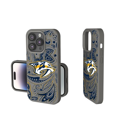 Nashville Predators Keyscaper Gray Paisley Soft Touch iPhone Case