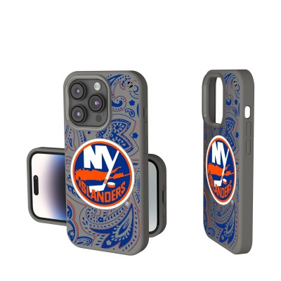 New York Islanders Keyscaper Gray Paisley Soft Touch iPhone Case
