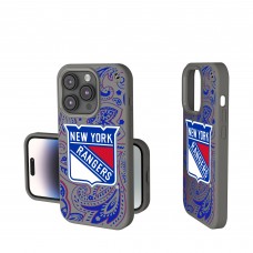 New York Rangers Keyscaper Gray Paisley Soft Touch iPhone Case New York Rangers Keyscaper Gray Paisley Soft Touch iPhone Case