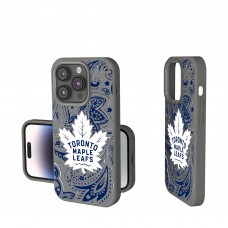 Toronto Maple Leafs Keyscaper Gray Paisley Soft Touch iPhone Case