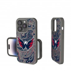 Washington Capitals Keyscaper Paisley Soft Touch iPhone Case - Gray