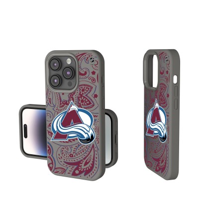 Colorado Avalanche Keyscaper Gray Paisley Soft Touch iPhone Case