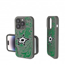 Dallas Stars Keyscaper Paisley Soft Touch iPhone Case - Gray