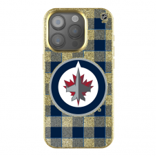 Winnipeg Jets Keyscaper Plaid Bling iPhone Case