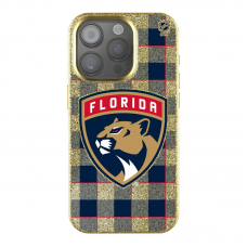 Florida Panthers Keyscaper Plaid Bling iPhone Case Florida Panthers Keyscaper Plaid Bling iPhone Case