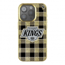 Los Angeles Kings Keyscaper Plaid Bling iPhone Case