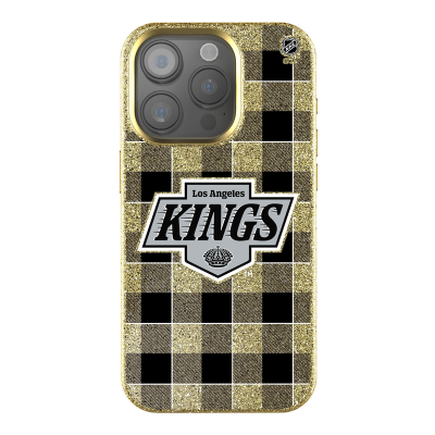 Los Angeles Kings Keyscaper Plaid Bling iPhone Case