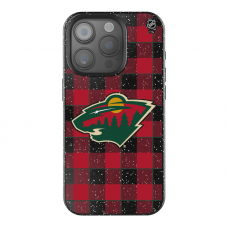 Minnesota Wild Keyscaper Plaid Bling iPhone Case
