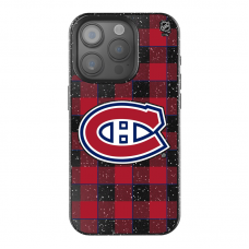 Montreal Canadiens Keyscaper Plaid Bling iPhone Case