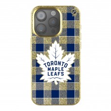 Toronto Maple Leafs Keyscaper Plaid Bling iPhone Case