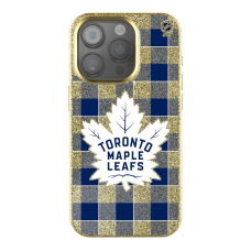 Toronto Maple Leafs Keyscaper Plaid Bling iPhone Case