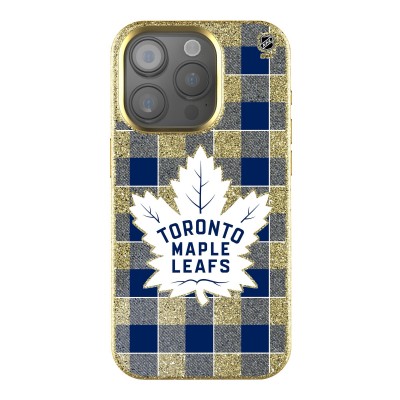 Toronto Maple Leafs Keyscaper Plaid Bling iPhone Case