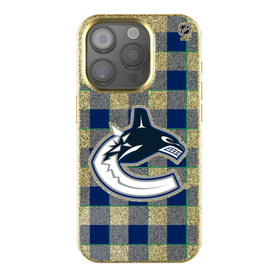 Vancouver Canucks Keyscaper Plaid Bling iPhone Case