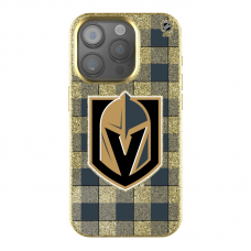 Vegas Golden Knights Keyscaper Plaid Bling iPhone Case