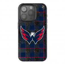 Washington Capitals Keyscaper Plaid Bling iPhone Case