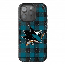 San Jose Sharks Keyscaper Plaid Bling iPhone Case San Jose Sharks Keyscaper Plaid Bling iPhone Case